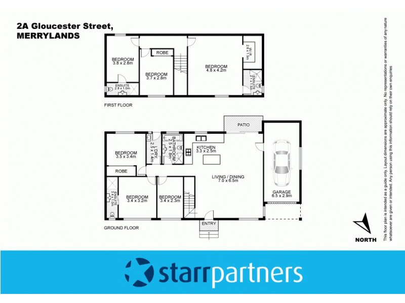 2A Gloucester Avenue, Merrylands NSW 2160 Floorplan