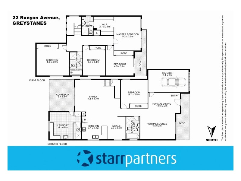 22 Runyon Avenue, Greystanes NSW 2145 Floorplan