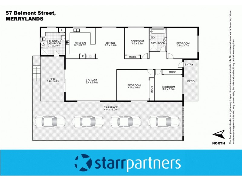 57 Belmont Street, Merrylands NSW 2160 Floorplan