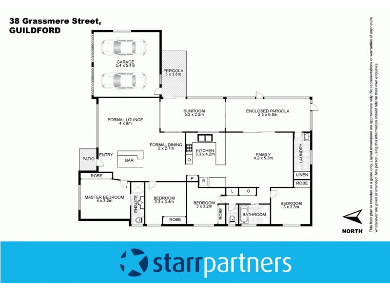 38 Grassmere Street, Guildford NSW 2161 Floorplan