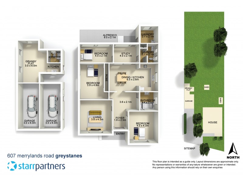 607 Merrylands Road, Greystanes NSW 2145 Floorplan