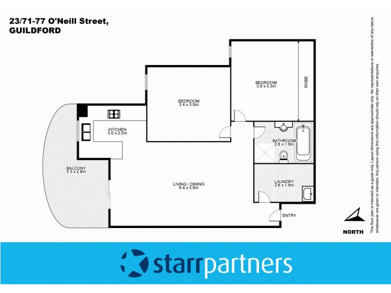 23/71-77 O’Neill Street, Guildford NSW 2161 Floorplan