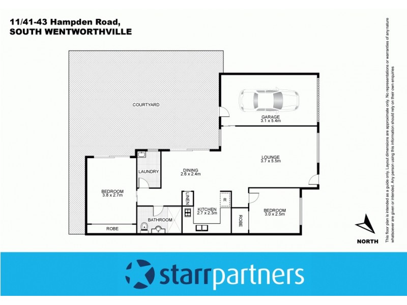11/41-43 Hampden Road, South Wentworthville NSW 2145 Floorplan