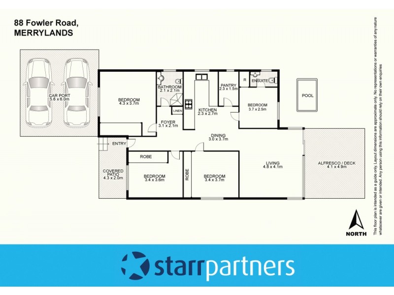 88 Fowler Road, Merrylands NSW 2160 Floorplan