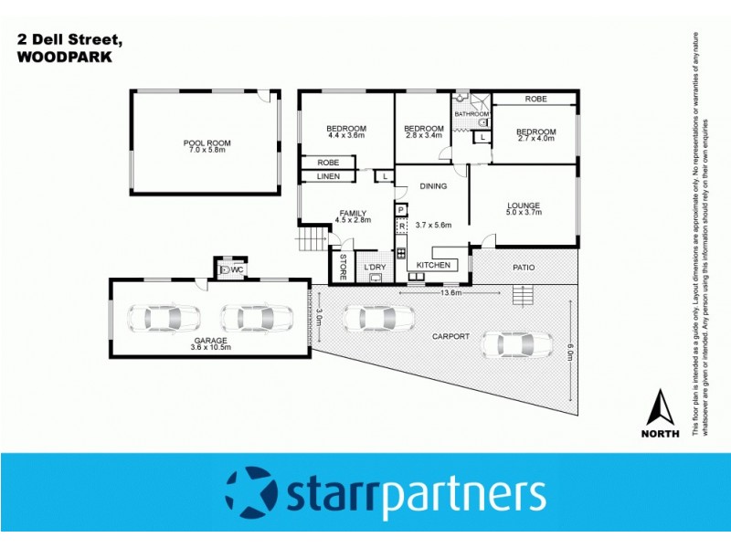 2 Dell Street, Woodpark NSW 2164 Floorplan
