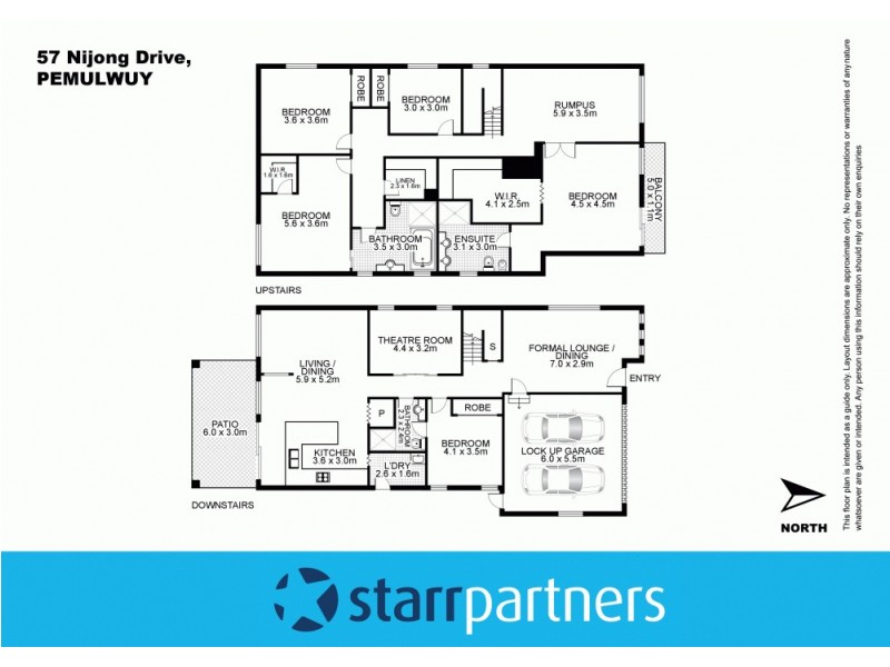 57 Nijong Drive, Pemulwuy NSW 2145 Floorplan