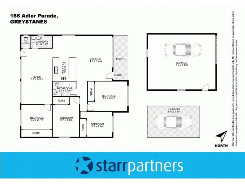 166 Adler Parade, Greystanes NSW 2145 Floorplan