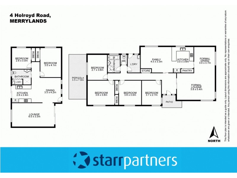 4 Holroyd Road, Merrylands NSW 2160 Floorplan