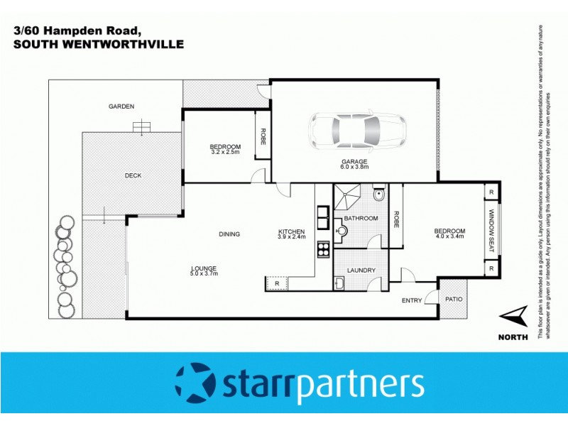 3/60 Hampden Road, South Wentworthville NSW 2145 Floorplan