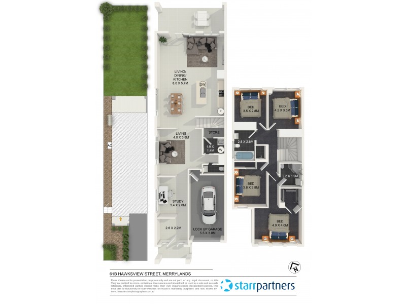 61b Hawksview Street, Merrylands NSW 2160 Floorplan