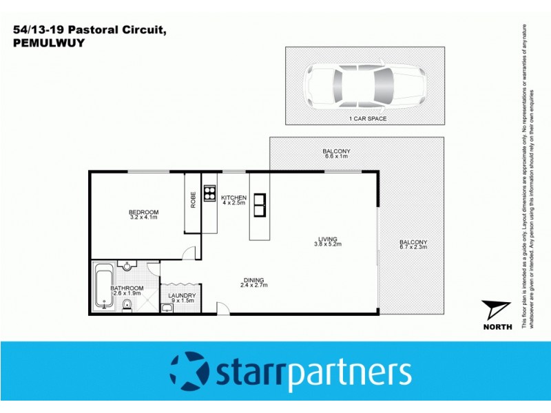 54/13-19 Pastoral Circuit, Pemulwuy NSW 2145 Floorplan