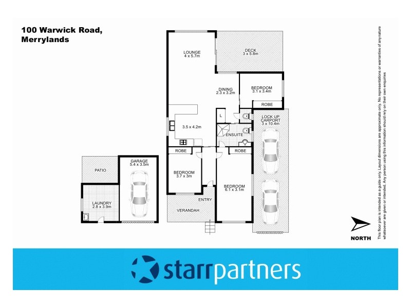 100 Warwick Road, Merrylands NSW 2160 Floorplan