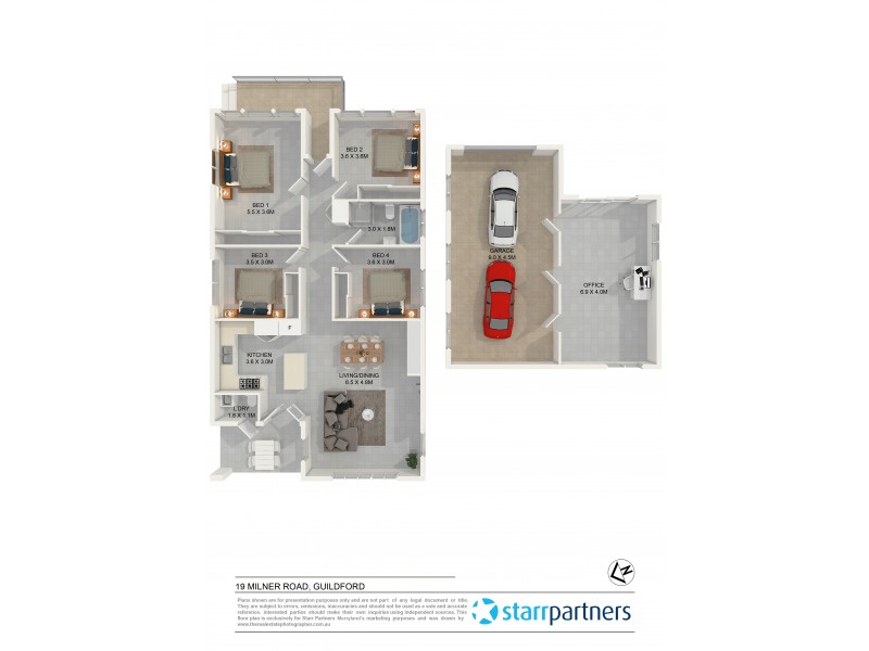 19 Milner Road, Guildford NSW 2161 Floorplan