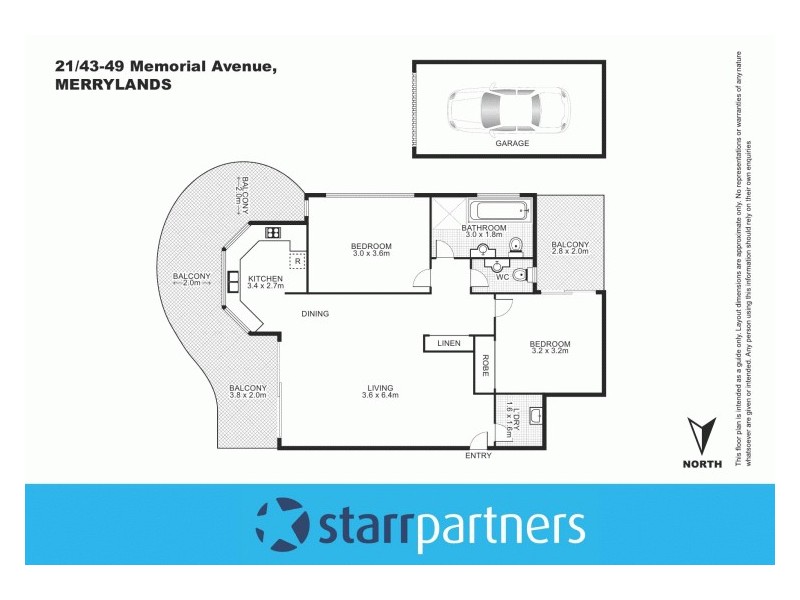21/43-49 Memorial Avenue, Merrylands NSW 2160 Floorplan