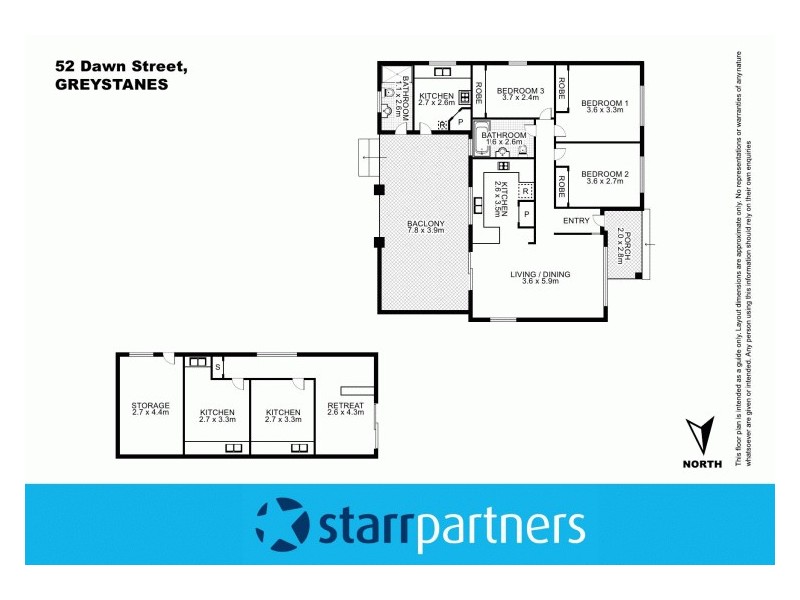 52 Dawn Street, Greystanes NSW 2145 Floorplan