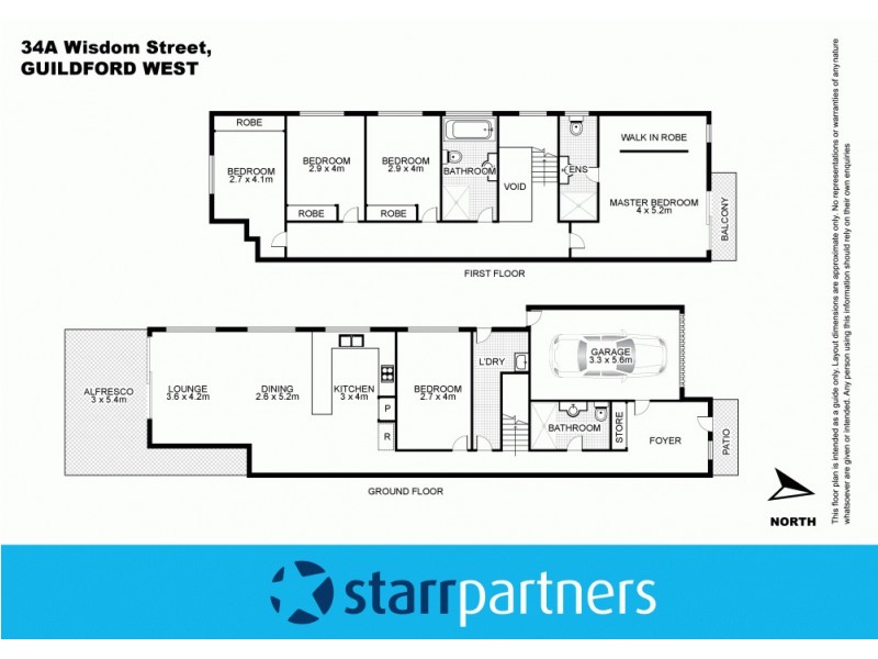 34A & 34B Wisdom Street, Guildford NSW 2161 Floorplan