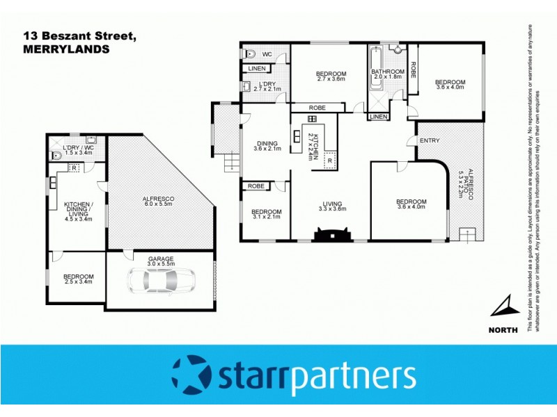 13 Beszant Street, Merrylands NSW 2160 Floorplan