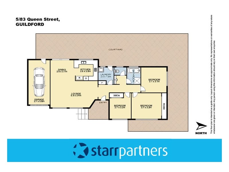 5/83 Queen Street, Guildford NSW 2161 Floorplan