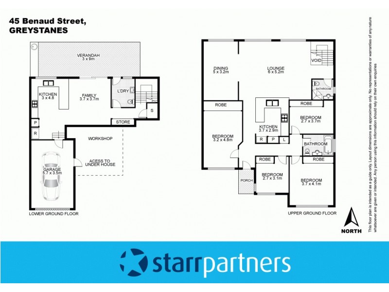 45 Benaud Street, Greystanes NSW 2145 Floorplan
