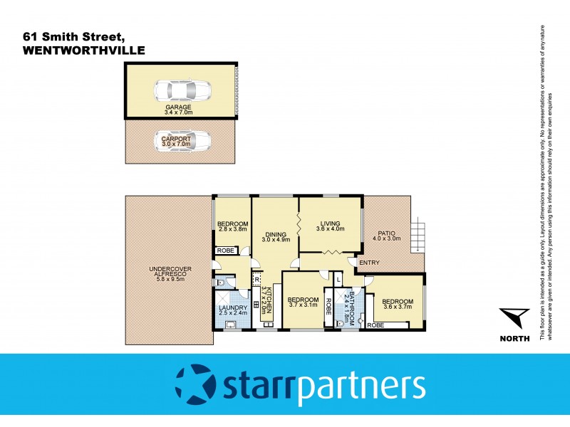 61 Smith Street, Wentworthville NSW 2145 Floorplan