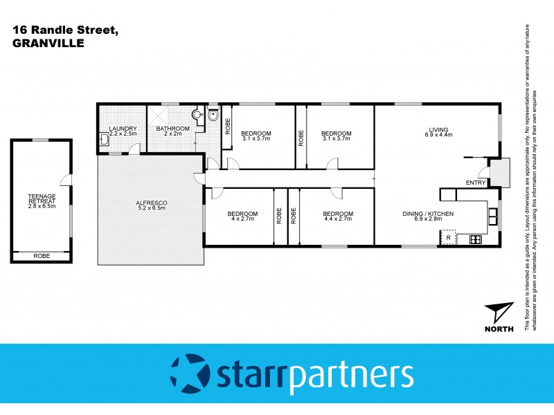 16 Randle Street, Granville NSW 2142 Floorplan