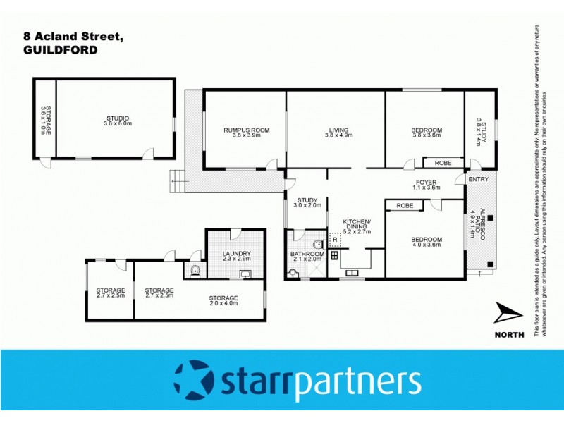 8 Acland Street, Guildford NSW 2161 Floorplan