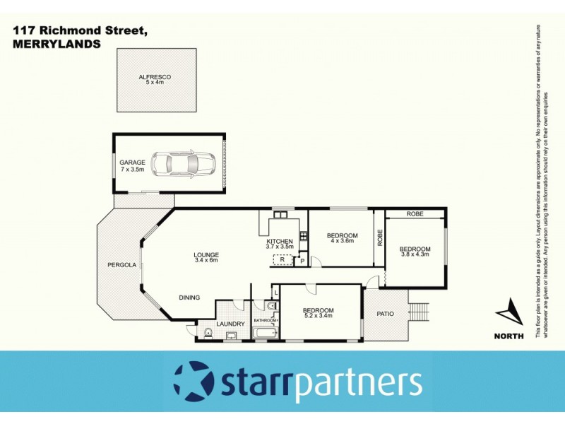 117 Richmond Street, Merrylands NSW 2160 Floorplan