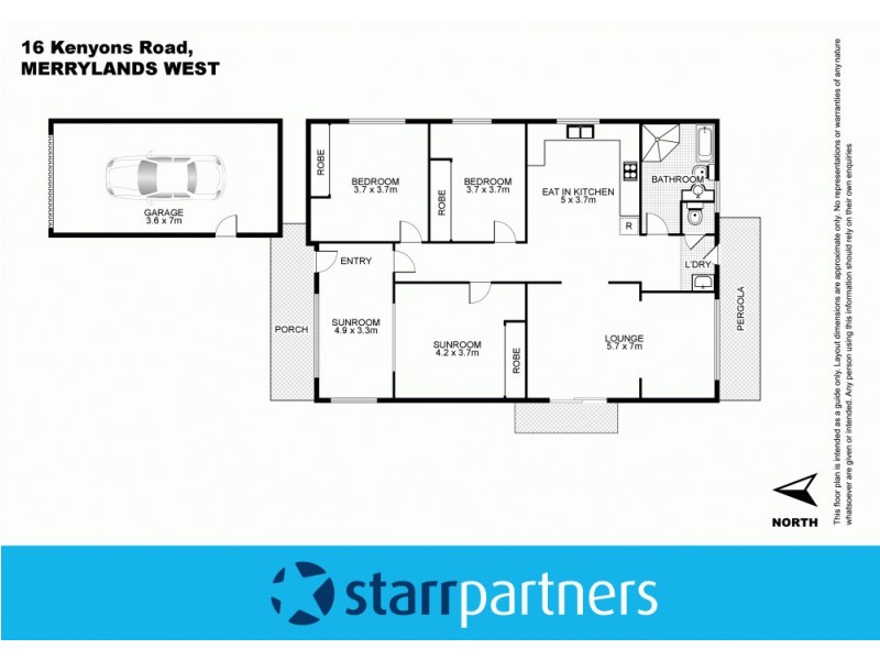 16 Kenyons Road, Merrylands NSW 2160 Floorplan