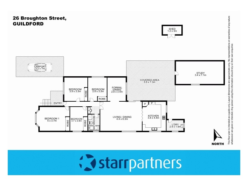 26 Broughton Street, Guildford NSW 2161 Floorplan