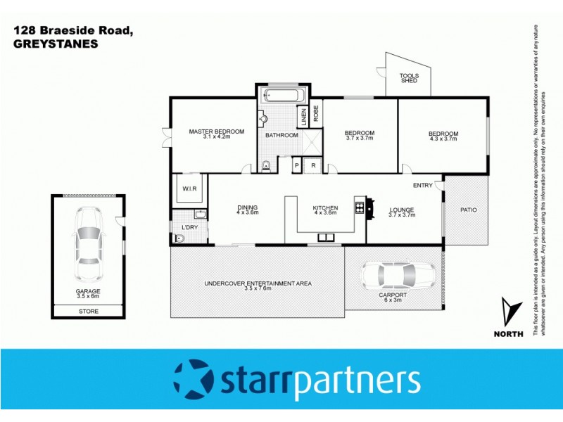 128 Braeside Road, Greystanes NSW 2145 Floorplan