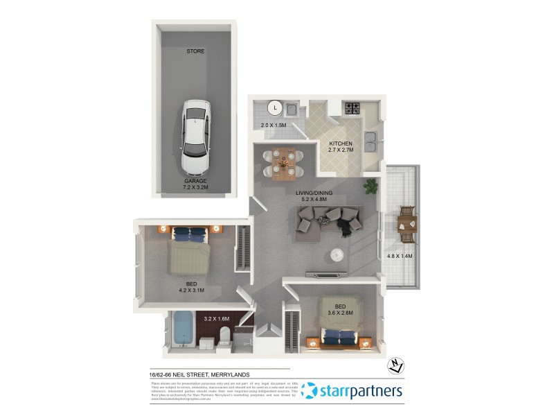 16/62-66 Neil Street, Merrylands NSW 2160 Floorplan