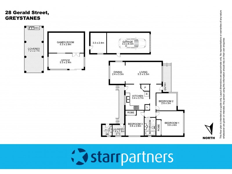 28 Gerald Street, Greystanes NSW 2145 Floorplan