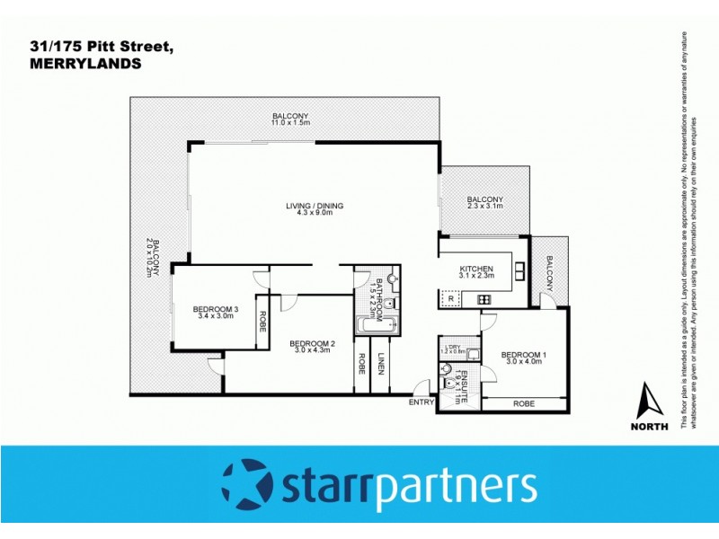 31/175 Pitt Street, Merrylands NSW 2160 Floorplan