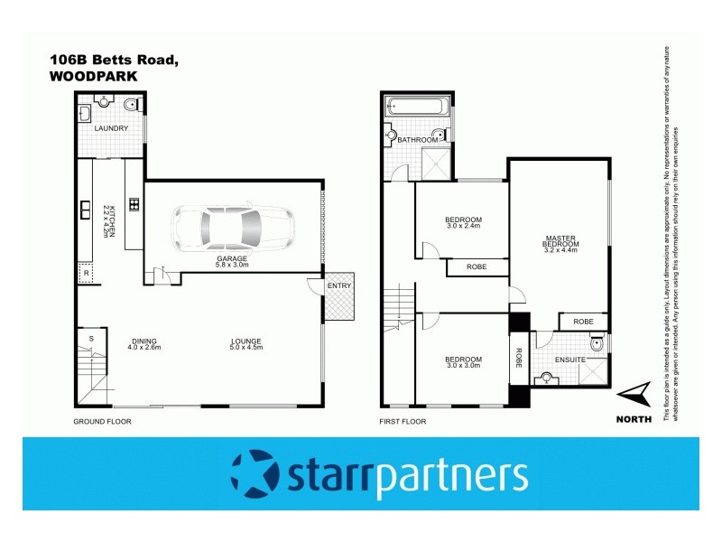 106B Betts Road, Woodpark NSW 2164 Floorplan