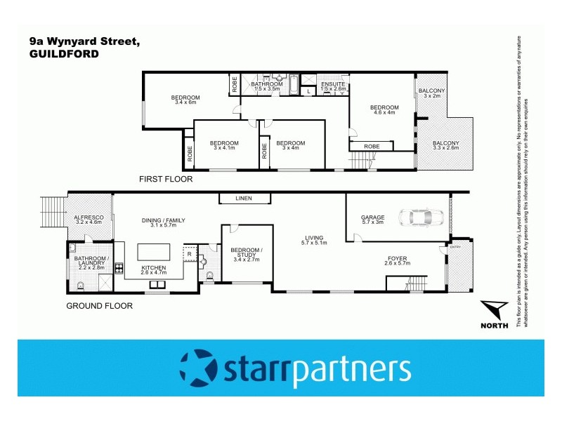 9a Wynyard Street, Guildford NSW 2161 Floorplan