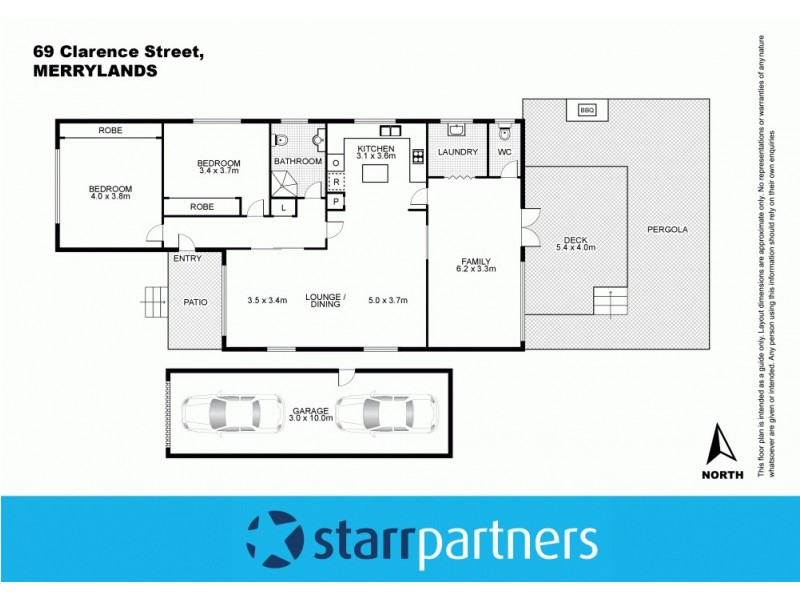 69 Clarence Street, Merrylands NSW 2160 Floorplan