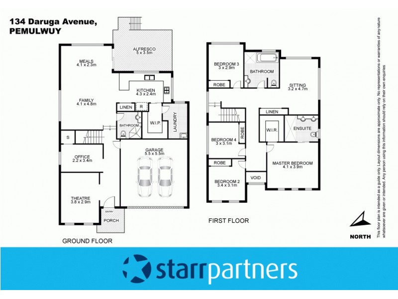 134 Daruga Avenue, Pemulwuy NSW 2145 Floorplan
