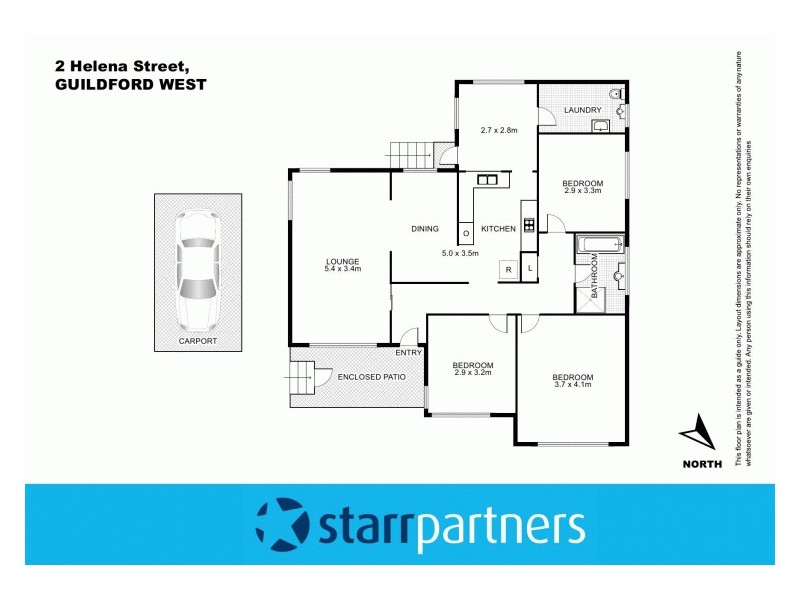2 Helena Street, Guildford NSW 2161 Floorplan