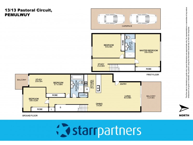 13/13-19 Pastoral Circuit, Pemulwuy NSW 2145 Floorplan