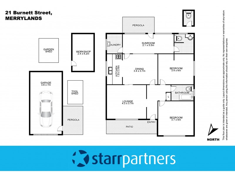 21 Burnett Street, Merrylands NSW 2160 Floorplan