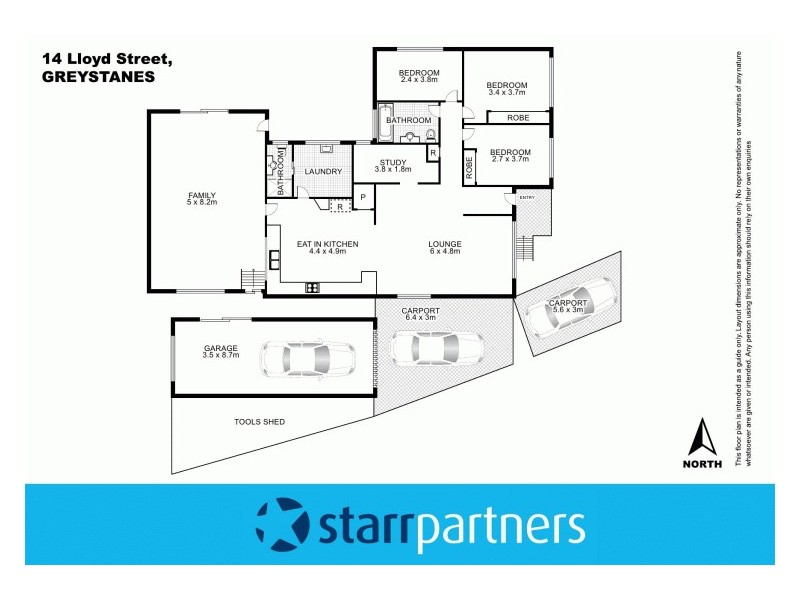 14 Lloyd Street, Greystanes NSW 2145 Floorplan