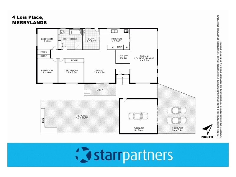 4 Lois Place, Merrylands NSW 2160 Floorplan