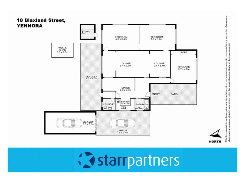 18 Blaxland Street, Yennora NSW 2161 Floorplan