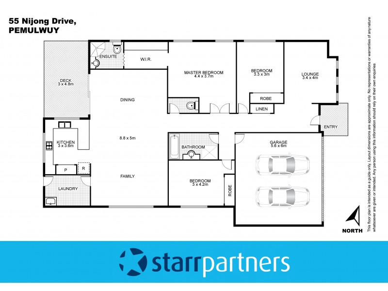 55 Nijong Drive, Pemulwuy NSW 2145 Floorplan