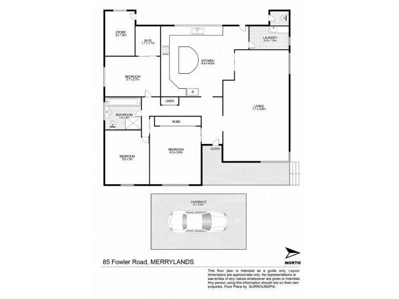 85 FOWLER ROAD, Merrylands NSW 2160 Floorplan