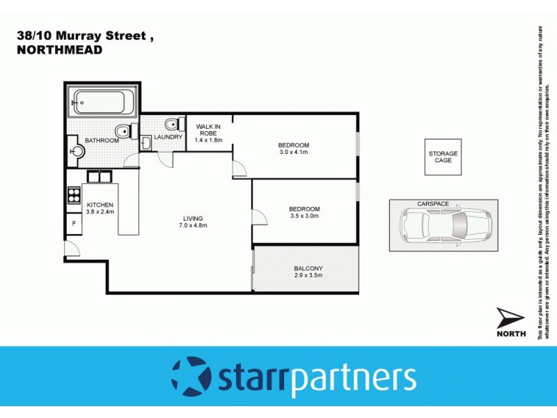 38/10 Murray Street, Northmead NSW 2152 Floorplan