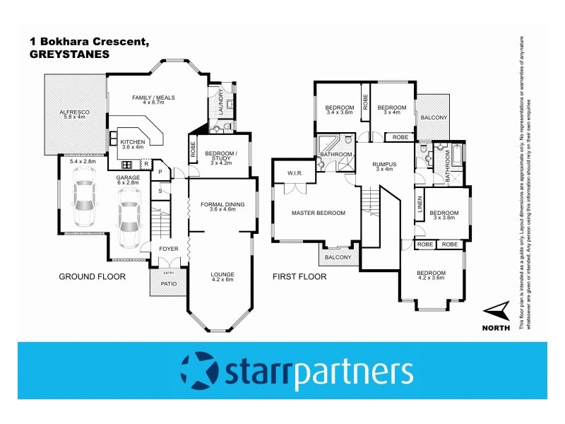 1 Bokhara Crescent, Greystanes NSW 2145 Floorplan