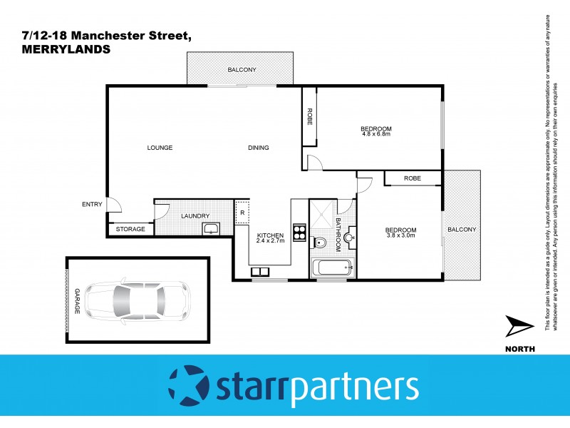 7/12-18 Manchester Street, Merrylands NSW 2160 Floorplan