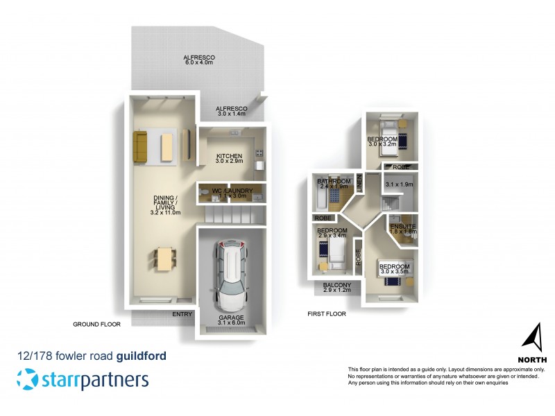 12/178-188 Fowler Road, Guildford NSW 2161 Floorplan