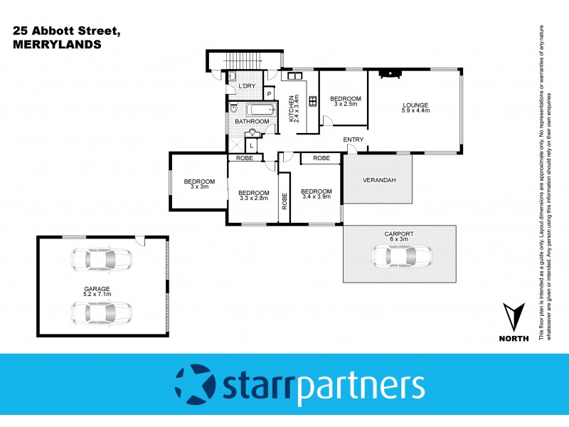 25 Abbott Street, Merrylands NSW 2160 Floorplan